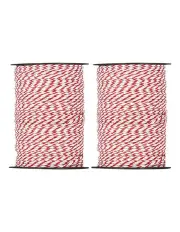 [Giantz] Electric Fence Wire Tape 1000M In Red/White