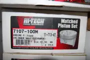 Hi-Tech 7107-100M (.040) Set of 4 Pistons fits Toyota 7AFE Engine