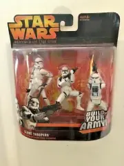 Star Wars Revenge of the Sith Episode III Clone Troopers 3-Pack Build Army