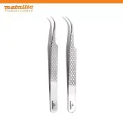 Individual False Eyelash Mini & Semi Curved Tweezers Professional Extension Tool