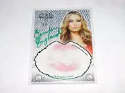 2015 Benchwarmer JENNIFER ENGLAND Daizy Dukez #26 KISS Green Auto/5 DODGEBALL