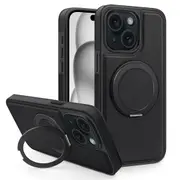 For Iphone 15 360 Degree Rotating Magsafe Bracket Phone Case