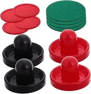 1 Set Air Hockey Paddles and Kit Durable Ice Hockey Table Accessories for Realistic Play Friendly Design for Home Entertainment and Skill Development