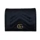 【GUCCI】GG Marmont系列 黑色 按扣短夾/卡夾/零錢包 466492DTD1T1000