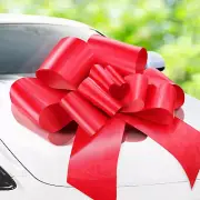 Big Car Bow (Red, 76 Cm), Gift Bows, Giant Bow for Car, Birthday Bow, Huge Car