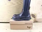Doc Dr Martens Boots Womens 8 Brown Leather DM's Winter Grip Chelsea Ankle New