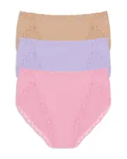 Natori Bliss French Cut Bikinis, Set of 3