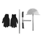 Manual Lawn Edger With Saw Tooth Blade Half Moon Edger Lawn Tool With T Grip Han
