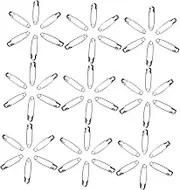 HOMSFOU 500pcs Safety Pins for Crafts Clothing Tags DIY Projects Childsafe Fastening Clips with Invisible Lock Design Convenient and Functional Sewing Supplies