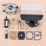 Carburetor Air Filter Oil Pump Worm Gear Diaphragm Kit Kit, for, MS210 MS230 MS250 021 023 025 Chainsaw, for Zama, C1Q-S11E Carb Mower Carburetor Parts