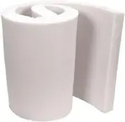 FoamTouch Upholstery Foam Cushion High Density 2" Height x 24" Width x 96" Le...