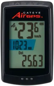 AirGPS Bike Computer - CatEye AirGPS Cycling Computer - Black - Bike Computers