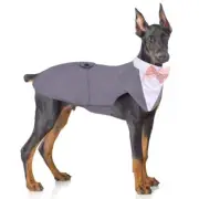 PUMYPOREITY Dog Tuxedo for Large Dogs, Dog Tuxedo and Bandana Set, Formal Dog