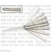 Pearl White Practice BUTTERFLY COMB ALL STAINLESS Trainer Fly Balisong