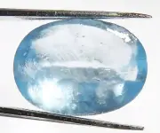 24.0 cts FLAWLESS SKY BLUE TOPAZ FACET ROUGH PREFORM