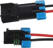 HEALEEP 2pcs Pin Automotive Electrical Connector Kit with Wire for Car Truck Motorcycle and Applications Durable Secure Male and Female Connection