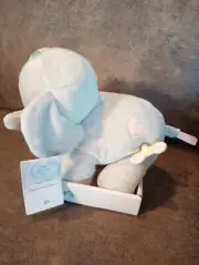 Stuffed Elephant Carter's 0+ Plush Toy Musical & Movement Gray Pink