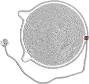 BELLIFFY Cat Scratching Mat Durable Non Slip Scratcher Pad for Indoor Cats Optimal Claw Pattern Design for Play and Resting Grey Color