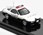 ZA Hobby Japan 1:64 White RX-7 FD3s Police Sports Model Diecast Metal Car BN