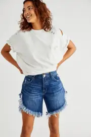 Free People x One Teaspoon Frankies Cut Off Shorts Size 26