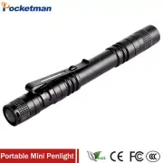 8000LM Mini LED Penlight Pocket Light Portable Flashlight Work Light Torch