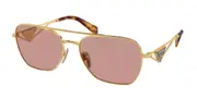 Prada PR A50S 5AK08M Men's Sunglasses Gold Size 59
