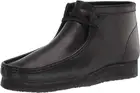 Clarks Men's Wallabee Boot Chukka Black Leather