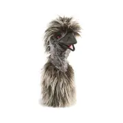 Folkmanis Emu Stage Hand Puppet Kids/Children Soft Animal Plush Toy Grey 3y+