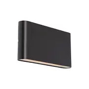 Napa Up / Down Exterior LED Wall Light Black TRI Colour- NAPA2EBLK