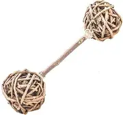 Nature Island Small Animal Willow Dumbbell, Natural