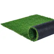 Artifical Grass, 6 x 10 ft Rug Green Turf, 1.38"Fake Door Mat Outdoor Patio Lawn Decoration, Easy to Clean with Drainage Holes, Perfect For Multi-Purpose Home Indoor Entryway Scraper Dog