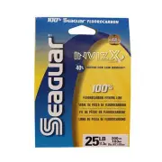 NEW! Seaguar Invizx 100% Fluorocarbon 200 Yard Fishing Line (25-Pound) 25VZ200