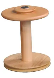 Ashford Sliding Hook Flyer Bobbin 90mm Double Drive Lacquered SHFDDBL