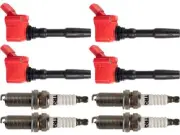 TRQ 61DF17R Ignition Coil and Spark Plug Kit Fits 2016-2018 Audi TT Quattro (for: Audi)