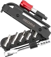 ZUKKA Bike Repair Tool Kit 11 in 1 Bicycle Multifunctional Tools Foldable Bike Ratchet Wrench Set Allen Wrenches Screwdriver Tool Set Hexagon Wrench with Tire Levers