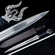 Ninja Jian Short Sword Weapon Zombie Apocalypse Fantacy Stainless Steel Combat
