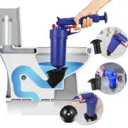 Power Toilet Plunger Set Drain Clog Remover Tool Drain Snake Tub Drain Cleane...