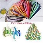 3/5/7/10mm NEW Decro Craft Handmade Origami Tool Solid Color Quilling Paper