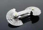 Tool Parts New Thread Plug Gage Stainless Steel Metric Screw Pitch 60 and 55 Degree Thread Measuring Gage Gauge