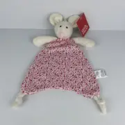 Mouse Babies Security Blanket Comforter Plush Ollie's Place Toy Floral Pink Tags