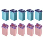 10 PCS FMM MCASE Type FMM Maxi Fuses Square Car Fuse ("Low Blow") J8H89862