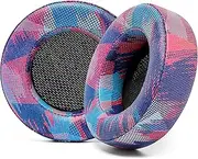 WC Upgraded Replacement Earpads for Corsair Virtuoso RGB Wireless Gaming Headset Made by Wicked Cushions | Improved Durability, Thickness, Softer Leather, and Sound Isolation | (Speed Racer)