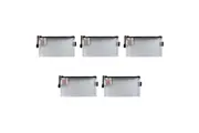 5x Kent Supreme Mesh DL Zip Pencil Case 220x115mm Marker Storage Graphic Design