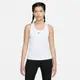 NIKE 背心 SWOOSH BRA TANK 白 小LOGO 中度支撐 運動內衣 女 DV9898-100