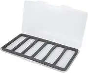 ABS Magnetic Fly Fishing Storage Box Organized Permanent Loving Fish Hook -tackle Cover for Foam Accessories (6 Slots)