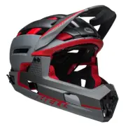 BELL Super Air R Spherical MIPS MTB Helmet (Matte/Gloss Red/Gray)