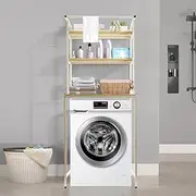 ALSTON Washing Machine Storage Rack 3 Tier Laundry Room Storage Shelf, Freestanding Oven Laundry Machine Organizer Rack Space Saving Bathroom Organiser Towel Shelves, 175x69x60cm