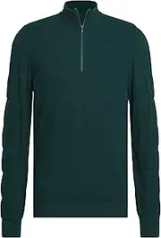 [adidas] Men's Ultimate365 Tour Wind Knit Quarter-Zip Jacket