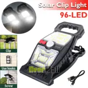 Solar Wall Lights Outdoor, Waterproof Street Lamp Dusk to Dawn, Clip Lamp Wall