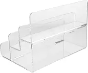 KICHOUSE Acrylic Handbag Display Stand Multi Purse Organizer Holder for Efficient Space Use for Retail Environments Showcases Handbags Sunglasses Design with Spacing